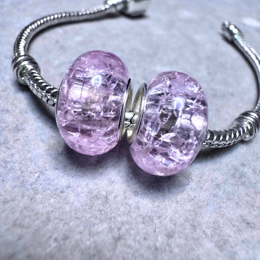 Pink Spacer Pink Beads fits PANDORA - Picture 6 of 8